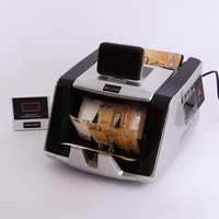 Compteur de billets professionnel OURONG 5800 avec écran LCD, reconnaissance automatique des devises, capacité de la trémie 200, certifié ROHS, UV/MG 900