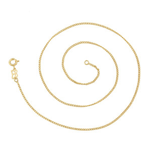 <span class=keywords><strong>Xuping</strong></span>-collar de oro de 14 quilates para hombre, Gargantilla neutral, <span class=keywords><strong>material</strong></span> de cobre, protección ambiental, joyería simple, nuevo diseño, A00725711 - Product Image 1