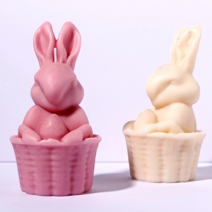 Molde de Silicona para Velas de Pascua, Molde de Silicona con Forma de Conejo para Velas, Decoración del Hogar, Molde para Velas Aromáticas, Molde para Resina - Product Image 3