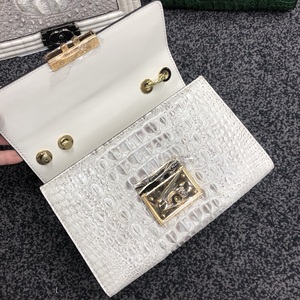 Sac à main de luxe en cuir de crocodile véritable, sac à main de luxe en cuir de crocodile pour femmes, sac bandoulière tendance pour filles - Product Image 6