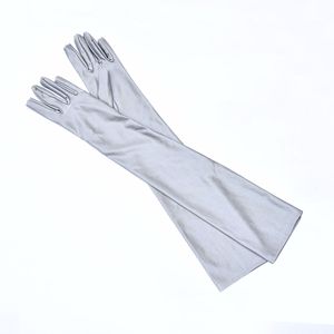 55cm Etiquette Mariée <span class=keywords><strong>Mariage</strong></span> MittenFemelle Haute Élastique Cérémonial Long Stretch Doigt Mariée <span class=keywords><strong>Mitaine</strong></span> - Product Image 6