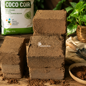 Bloc de cocopeat naturel 5 kg, haute teneur en EC, fabriqué à partir de fibres de coco, idéal pour le jardinage, l'agriculture et l'horticulture - Product Image 5
