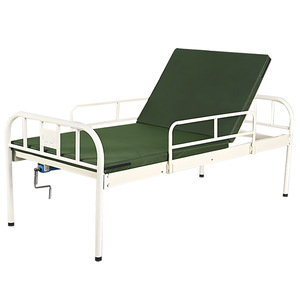 Cama de Hospital de Acero al Carbono, Ajustable Manualmente, para Pacientes Mayores y Discapacitados, con Estructura Integral - Product Image 1