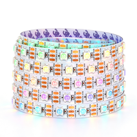 Bande lumineuse LED flexible à pixels RGBIC SPI Dream Color adressable individuellement, BTF-LIGHTING DC24V SMD5050 5m 60 pixels/m