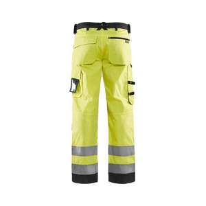 BLAKLADER - 156618113399C60 Pantalones Hi-Vis sin bolsillos para uñas Amarillo/Negro-EAN 7330509413272 ROPA DE TRABAJO DE LA HI-VIS - Product Image 2