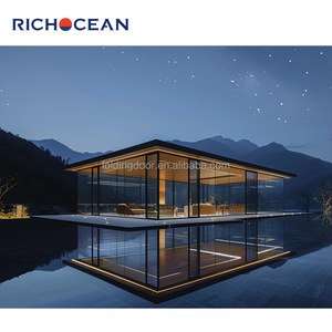 RICHOCEAN Fabricants de véranda sur mesure de style moderne Verre sur pied avec protection étanche en aluminium pour toit plat - Product Image 2