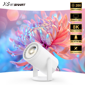 Stock Available TURN1 XS97 Smart <b>Projector</b> 200 ANSI Lumens 4K Built-In Speakers Home Use with Popular Discount - Product Image 6
