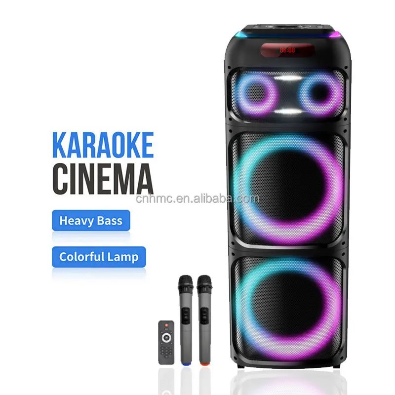 BK-1298 oudiobop xách tay máy Karaoke mát loa bên DJ xe đẩy âm nhạc máy nghe nhạc Bluetooth loa với đa chức năng