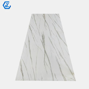 3mm <span class=keywords><strong>PVC</strong></span> UV大理石シート壁パネル防水高級プラスチック素材光沢のある表面に簡単に取り付けインテリア - Product Image 4
