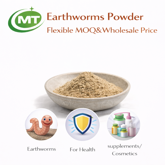 For Health Dietary Supplements Skincare Cosmetics 100% Pure Natural Earthworms Powder