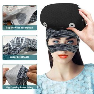 Bộ phụ kiện Meta/ dành cho Quest 2, kính thực tế ảo/thực tế tăng cường, mặt nạ silicon, tay cầm, chơi game video, hộp đựng 7 món - Product Image 6