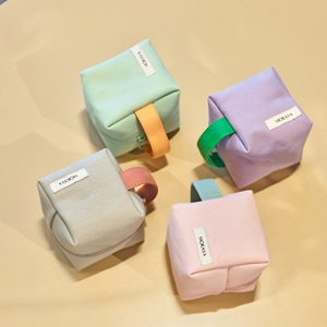 4" Mini Cute Coin Purse Girls Women Fruit Wallet Candy Color Cosmetic <b>Bags</b> Custom Cartoon square Make up <b>Bag</b> - Product Image 1