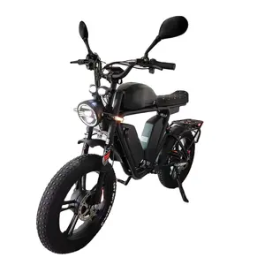 Doppel motor 2000W Dreifach batterie 70 Ah48V Voll federung Öl bremse Fett reifen Langstrecken-Aluminium legierung rahmen Elektro fahrrad