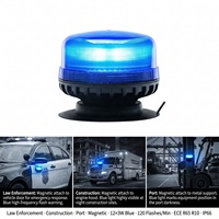 SM812GCB Magnetische Halterung Mikro-Beacon 36 Watt Notfall-Rotierendes Blaues LED-Beacon Warnleuchte 3 Jahre Garantie