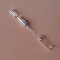 Flacon d'échantillon de parfum en verre 2ml 3ml 5ml 10ml, mini flacon pulvérisateur de luxe avec diffuseur à bâtonnets, estampage à chaud, logo personnalisé, vente en gros