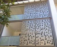 Panneaux en aluminium unis/perforés, panneaux de revêtement mural de façade en aluminium, matériaux de construction