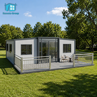 Maisons préfabriquées de luxe personnalisées 2025, 5 chambres, 3 salles de bain, maisons en bois imperméables, fabriquées à partir de panneaux sandwich, conteneur en acier