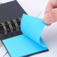 Set de Papelería Portátil Moderno para Cuaderno, Personalizado, con 5 Etiquetas Adhesivas de Índice, 5 Tipos de Blocs de Notas, Encuadernación en Espiral, Papel para Minutas de Reuniones