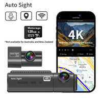 Caméra de tableau de bord universelle 4G LTE à double objectif, vision nocturne Starvis, protection de stationnement, enregistreur vidéo, caméra de tableau de bord avant et arrière, Dashcam 4K