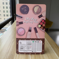 Set Perlengkapan Kosmetik Mainan Anak Perempuan Plastik Aman Bukan Riasan Asli Langsung dari Pabrik, Cermin, Mainan Berpura-pura