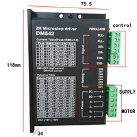 Kit Driver Motor Stepper Digital DSP DM542 57 Step untuk Set Motor Stepper Nema 23