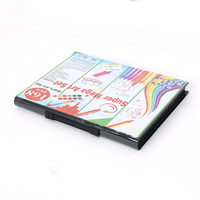 Ensemble de 168 pièces de matériel artistique professionnel portable pour enfants, boîte de crayons de couleur, fournitures artistiques, kit de dessin avec crayons de couleur, marqueurs