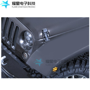 Flare <b>Star</b> Electronic <b>Led</b> Fog Light 12V 3000K Universal Fit For Retrofit Upgrade - Product Image 4