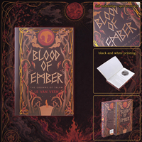 Impression de livres d'édition spéciale personnalisée de romans fantastiques avec bords estampillés, vernis sélectif UV, gaufrage à chaud et reliure cousue parfaite