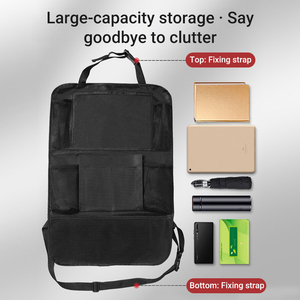 Multifunctional Car Storage <b>Bag</b> Polyester Fiber Rear Seat Enlarged Capacity Seat Storage <b>Bag</b> Car Back <b>Hanging</b> <b>Bag</b> - Product Image 3