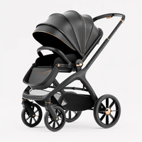 Poussette bébé de haute qualité 3 en 1 Système de pliage léger pour bébé Porte-bébé Poussette 3 en 1 réglable