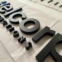 Lettres en relief personnalisées en acrylique 3D et en acier inoxydable pour enseignes de bâtiments, magasins, bars, entreprises, hôpitaux, restaurants, publicité