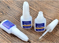 Fluorescence Sain Super Forte Adhésif Ongles Conseils Colle Gel Longue Durée Colle À Ongles Appuyez sur les Conseils D'extension Des Ongles