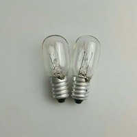 T16 T18 T20 T22 T25 ST26 C7 220V 240V 110V 120V 7W 10W 15W 20W E12 E14 E17 B15 ampoule à incandescence transparente pour lampe à sel de réfrigérateur