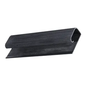 Extruded Custom PVC Plastic Smooth Interior And Exterior Stripes Assembly Decorative Box Shell PVC Profile