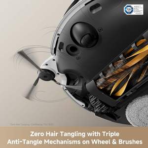 หุ่นยนต์ดูดฝุ่นถูพื้นอัตโนมัติ Mova V50 Ultra รุ่นยอดนิยม พร้อมระบบทำความสะอาดตัวเอง แรงดูด 24KPa หลบหลีกสิ่งกีดขวาง สำหรับบ้านและสัตว์เลี้ยง พร้อม AI - Product Image 4