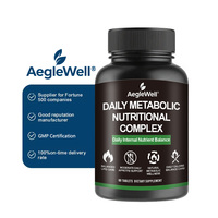 AegleWell 60 Comprimés Complexe Nutritionnel Métabolique Mélange Multifonctionnel Soutien Quotidien pour la Gestion des Calories et des Lipides