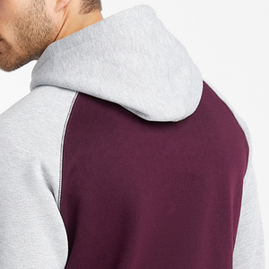 Sudadera con capucha de entrenamiento de bloque multicolor hecha a medida para Hombre Nuevo diseño de moda bordado 100% algodón para la temporada de invierno - Product Image 5