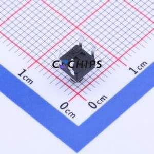 K2-1109DP-E3SW-04 Tactile Switch Through hole Component (THT)-4P,4.5x4.5mm Switch 1.8N Through Hole 4.5mm 4.5mm - Product Image 2