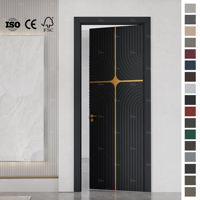 Produsen Terbaik Cina untuk Pintu Interior Rumah, Desain Pintu Kayu Interior, Pintu Kayu MDF Kelas Atas untuk Ruangan Interior