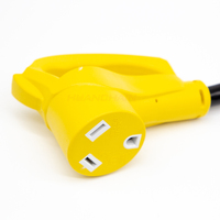 ETL TT-30p NEMA 100FT 3-prong, kawat ekstensi 30-amp luar ruangan 10/3 STW 125-Volt untuk RV dan otomotif terdaftar