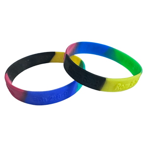 Individuelles Silikon-Armband Individuelles Basketball-Silikon-Armband Individueller Druck Silikon-Armband Gummi-Armband - Product Image 4