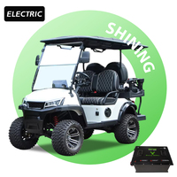 Shininglsv Brillant Nouveau Style 4 Places Électrique Golf Buggy 5kw Moteur 72v ou 48v Batterie Métal Construction Golf Cart Véhicules