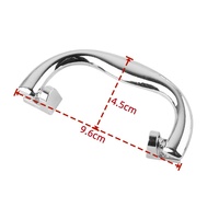 Poignée de traction en plastique pour valise et boîte à bijoux, 96 mm et 114 mm, de qualité industrielle