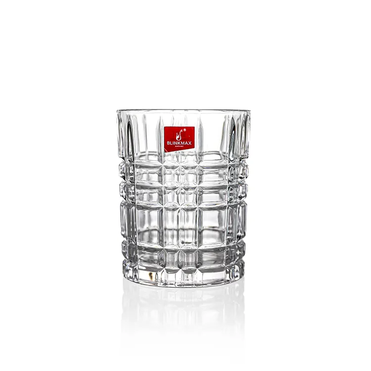 Blinkmax Crystal Whiskey Glasses Glasses in Luxury Gift Wholesale Lead-free Engraved Drinking Whisky Wine Glass Cup