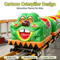 Kids Electric Track Caterpillar Ride CE Certified Outdoor Amusement Park Caterpillar Train for Mall Scenic Spot Carnival