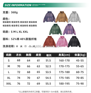 Sudadera con <span class=keywords><strong>capucha</strong></span> personalizada Vintage lavado ácido desgastado Crop Boxy Zip up para Hombre Ropa Informal rasgada de gran tamaño de peso pesado Sun Faded Fleece con <span class=keywords><strong>capucha</strong></span> - Product Image 6