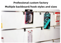 Étagère de présentation en bois personnalisée pour boutique moderne, pour accessoires de téléphonie mobile, outils, présentoir de produits