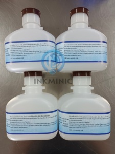 S1018การแต่งหน้าตัวทำละลาย800มล. พร้อมชิป RFID สำหรับเครื่องพิมพ์เข้ารหัสอิงค์เจ็ท HITACHI RX2 UX RX Series - Product Image 1