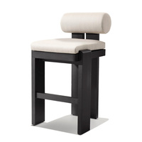 Chaises de comptoir de salle à manger de jardin haut de gamme, mobilier de patio, tabourets de bar d'extérieur en aluminium imperméable
