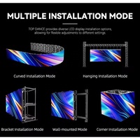 Écran LED pour mur vidéo de scène d'église, intérieur/extérieur, panneaux de pixels P1.56, P2.6, P3.91, P4.81, pour la location